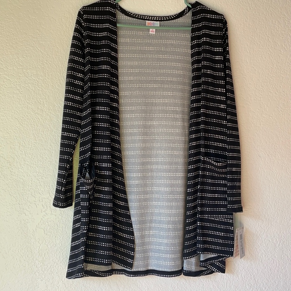 LuLaRoe Black and White Caroline, NWT, Small